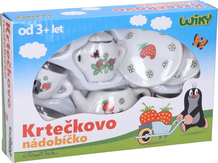 Porculanski čajni set KRTICA, 9 dijelova
