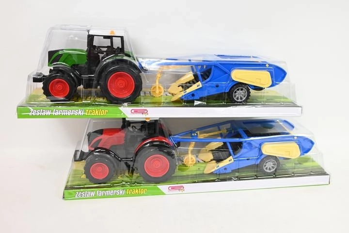 Tractor with agricultural implement