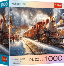 Puzzle božićni vlak 1000 dijelova