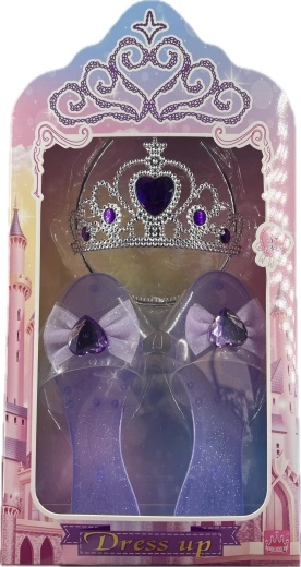 Princezin set s ljubičastim cipelama