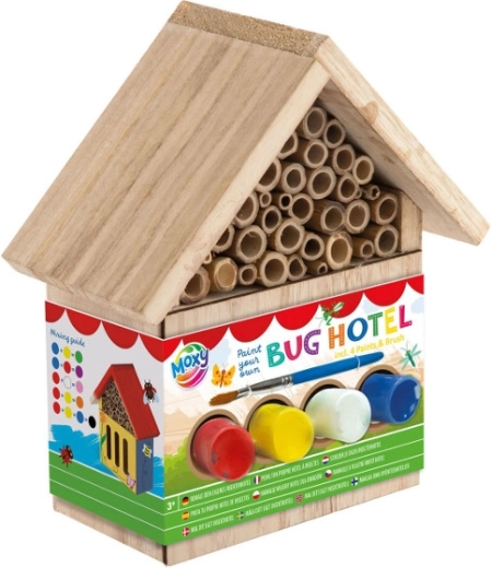 Wooden insect house to paint