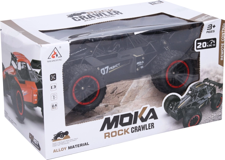 Moka metal RC buggy (remote controlled) 24 cm - 1 piece