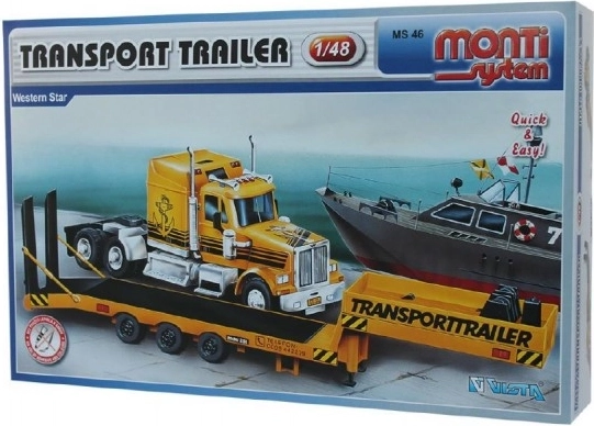 Model set prikolice za transport 1:48
