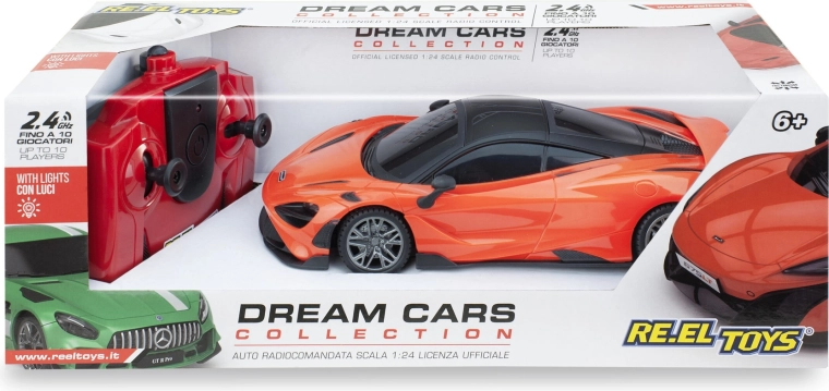 McLaren 765LT RC daljinski upravljani sportski automobil 1:24 narančasti 17 cm - 1 komad