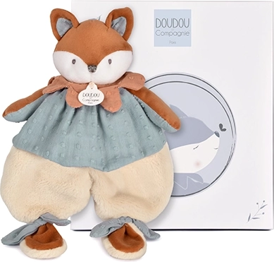 Doudou poklon set plišana mazilica Lisica Timo 29 cm