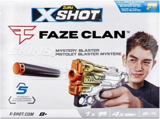 Lansirni sustav X-Shot Skins Menace FaZe s 4 strelicama
