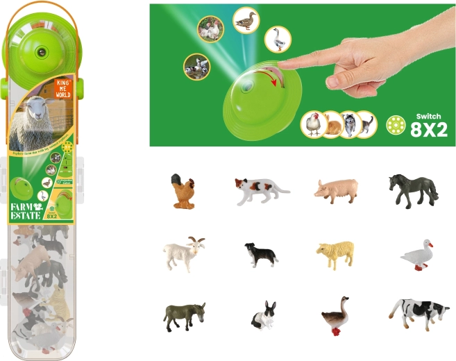 PLEJO Farm Animals with Projector