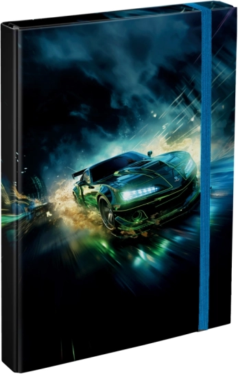 BAAGL Mapa za školske bilježnice A4 Trkaći auto