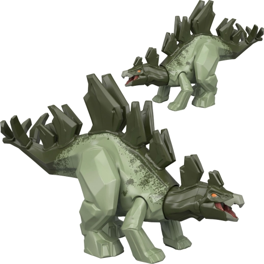 Mattel Jurassic World Mayhem Mix-Ups 2 u 1 stegosaurus – figurica dinosaura