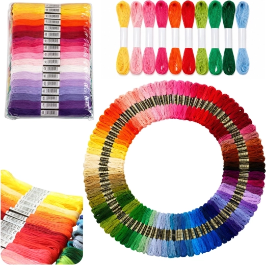 Embroidery thread set (floss) 150 colors, 8 m
