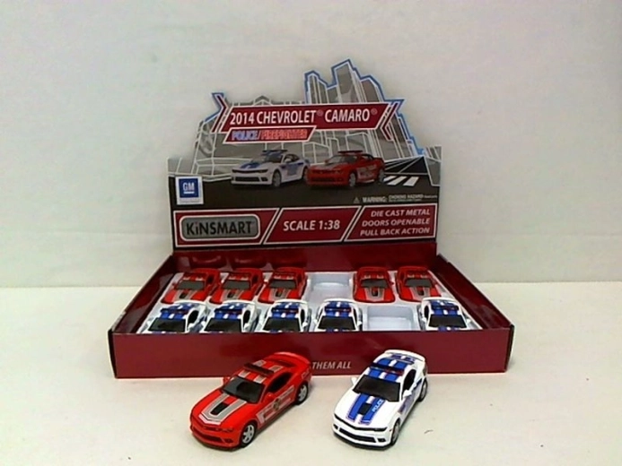 Metalni autić Chevrolet Camaro (policija / vatrogasci) 1:38 - 1 komad