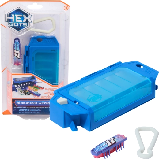 Hexbug HEXBOTS Nano On‑The‑Go Launcher s mikro robotom