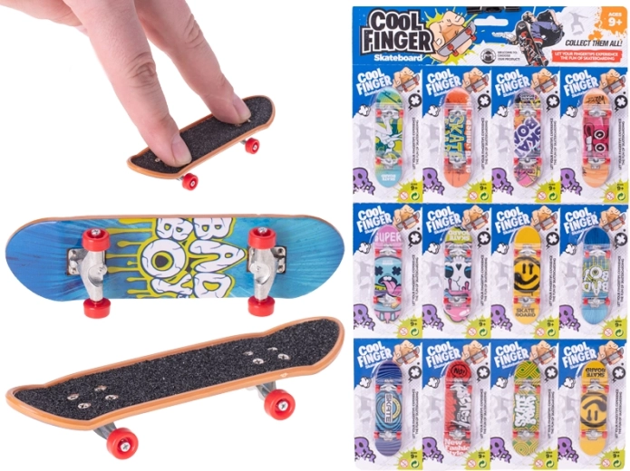 Metalni prstni skateboard 9,5 cm