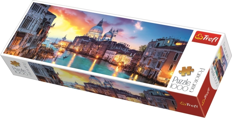 Panoramske puzzle od 1000 dijelova Canal Grande, Venecija