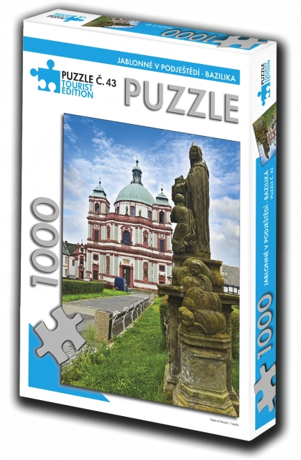 Puzzle Jablonné v Podještědí, bazilika 1000 dijelova