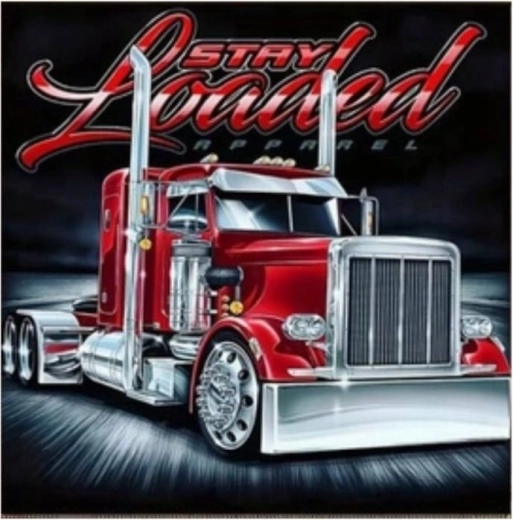 Norimpex diamond painting American red truck 30 × 40 cm