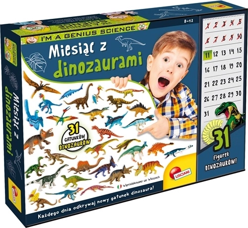 Lisciani I'm a genius Mjesec s dinosaurima – edukativni set za 31 dan