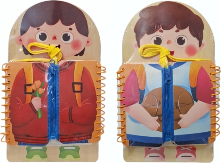 Wooden activity book for children - 1 piece