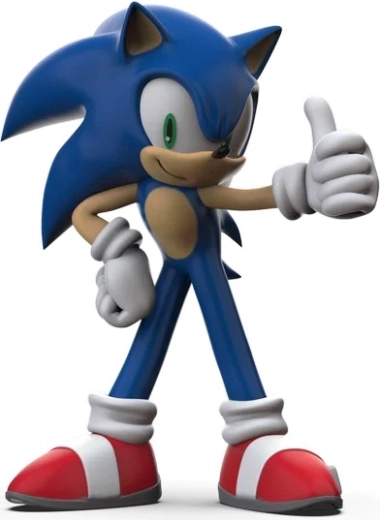 Comansi figurica Sonic s palcem gore