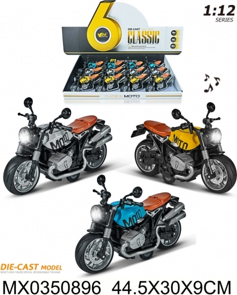 Motocikl 1:12 sa svjetlom i zvukom