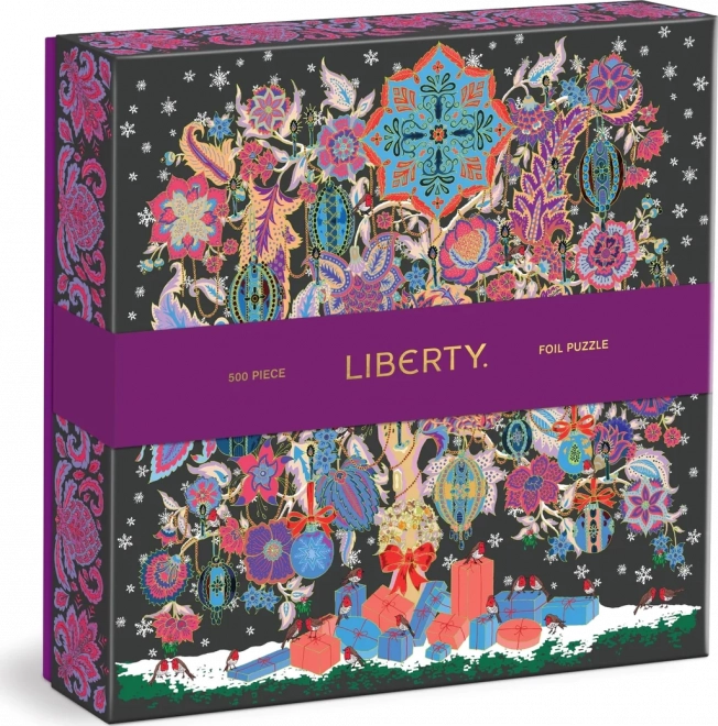 Kvadratne puzzle Liberty: božićno stablo života 500 dijelova