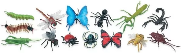 Insect figurines set (48 pcs)