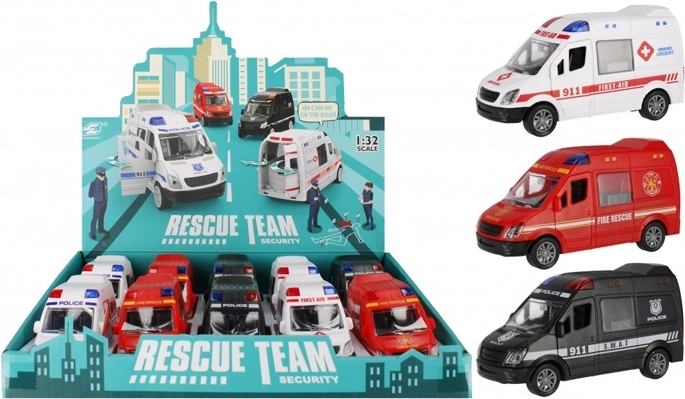 Vozila hitnih službi – vatrogasno, policijsko i ambulantno, 12 cm