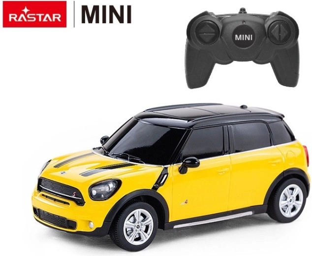 Rastar Mini Cooper S Countryman RC auto 1:24 žuto - 1 kom