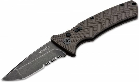 Automatski nož BÖKER PLUS Strike Tanto Coyote, stonewash, smeđi