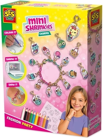 SES MiniShrinkies modna zabava – kreativni set za privjeske i narukvicu