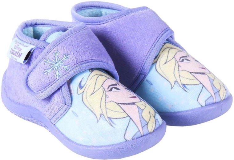 Children's Frozen Elsa Purple Slippers