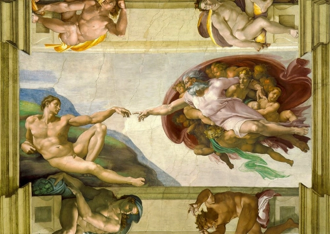 Slagalica Michelangelo Buonarroti: Stvaranje Adama 1000 dijelova