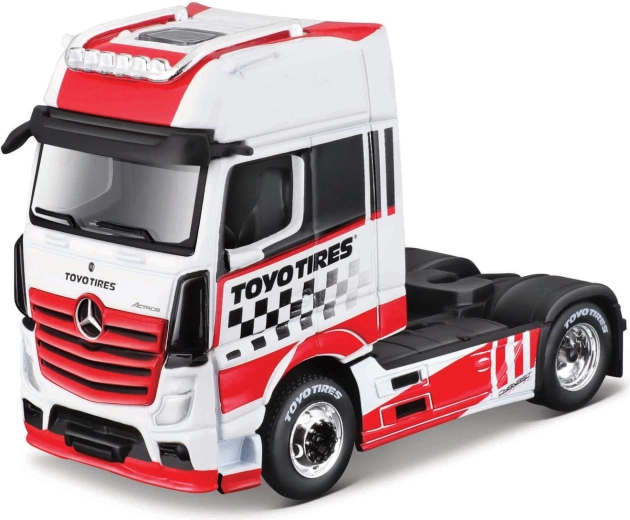 Maisto Mercedes-Benz Actros 1851 crveno-bijeli model 1:64
