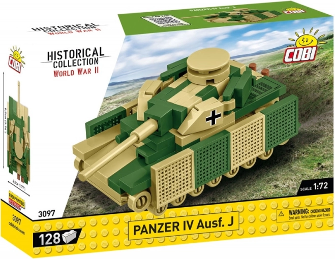 Model tenka Panzer IV Ausf. J od kockica