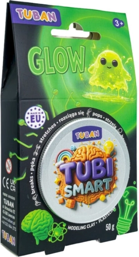 Plastelina Tubi Smart koja svijetli u mraku 50 g
