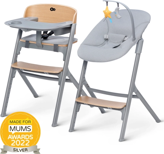 Kinderkraft Select set hranilice Livy Oak i ležaljke Calmee Premium