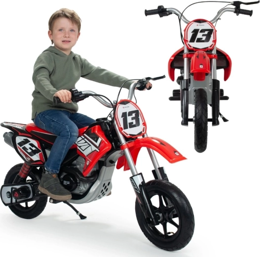 Električni dječji motocross motor 24V crveni INJUSA