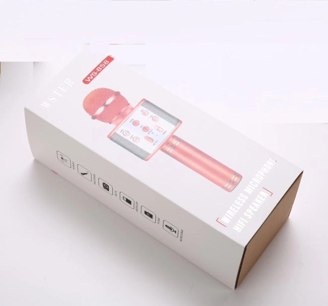 Bežični karaoke mikrofon sa snimanjem i podrškom za USB/microSD