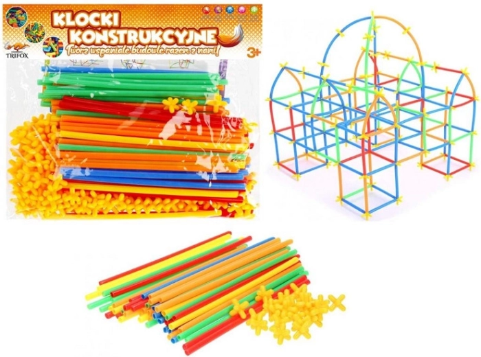Straw Building Blocks Set (300 pieces)