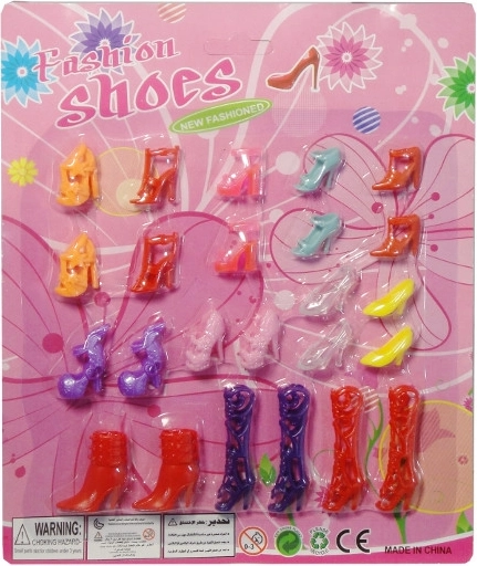 Set cipela za lutke tipa Barbie – 12 parova