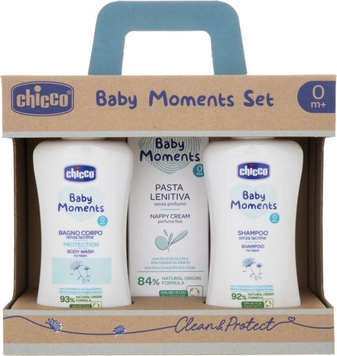 Chicco poklon set Baby Moments za novorođenče