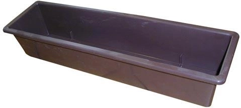 Plastična žardinjera za cvijeće 50 cm smeđa