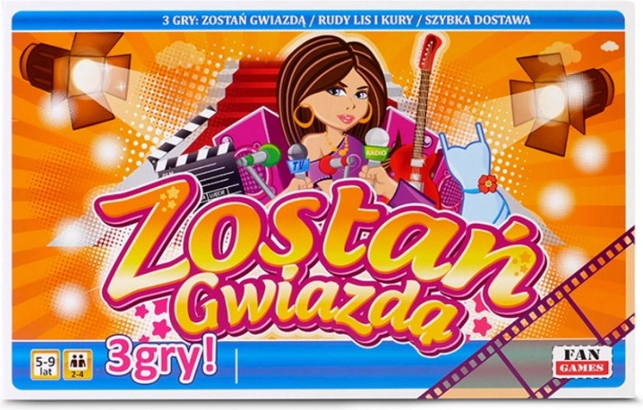Društvena igra 3u1 Ostani zvijezda za djevojčice