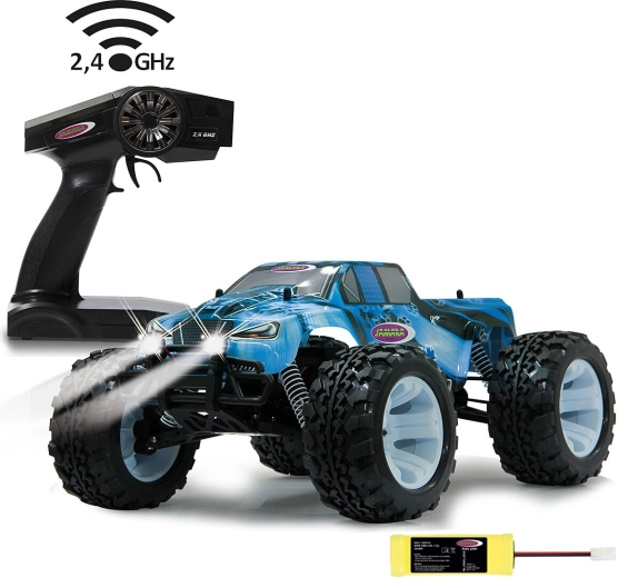 JAMARA Ice Tiger electric RC monster truck 4WD 1:10 with LED