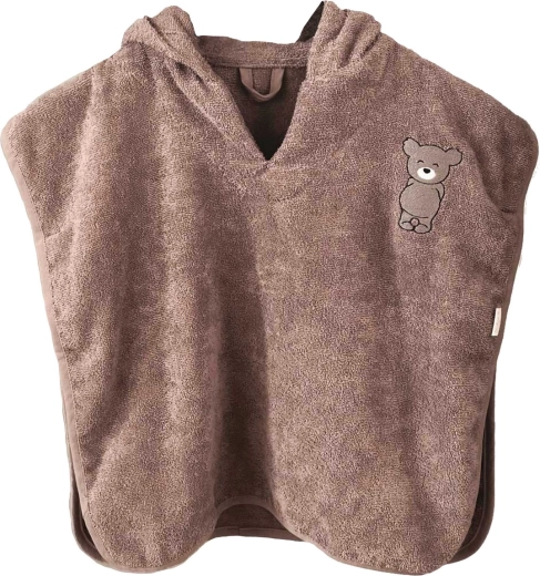Petú Petú Celsa Teddy hooded poncho