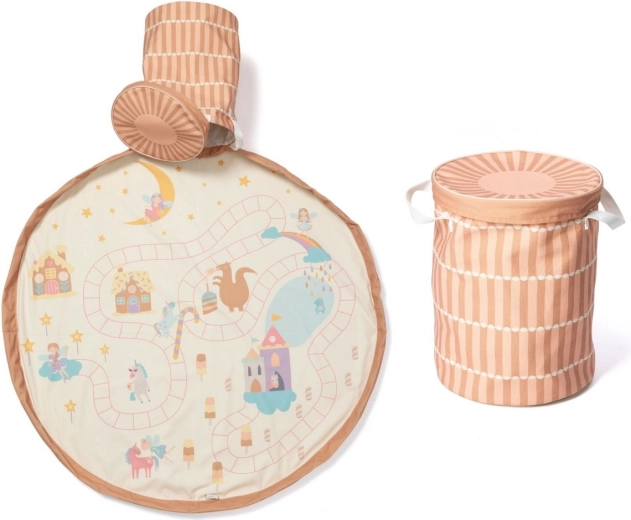Play&Go Soo koš za igračke s podlogom za igru Fairyworld