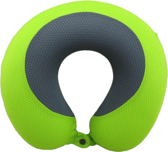 Naslon za glavu za putovanje – zeleni 30 × 30 × 9 cm