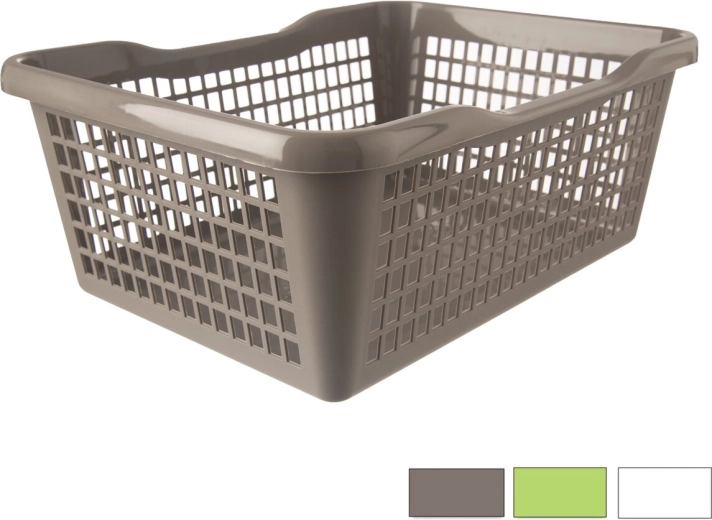 Plastična košara za pohranu 42 × 32 × 17 cm (mješavina boja)