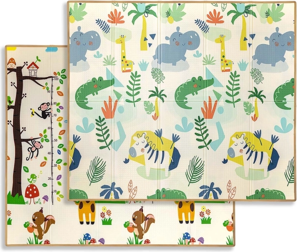 Milly Mally foldable foam mat Play savanna and tree t1
