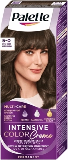 Palette Intensive Color Creme 5-0 svijetlosmeđa 50 ml